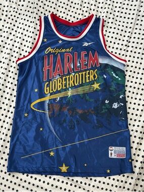 Rare Vintage 90s authentic Harlem Globetrotters Reebok jersey